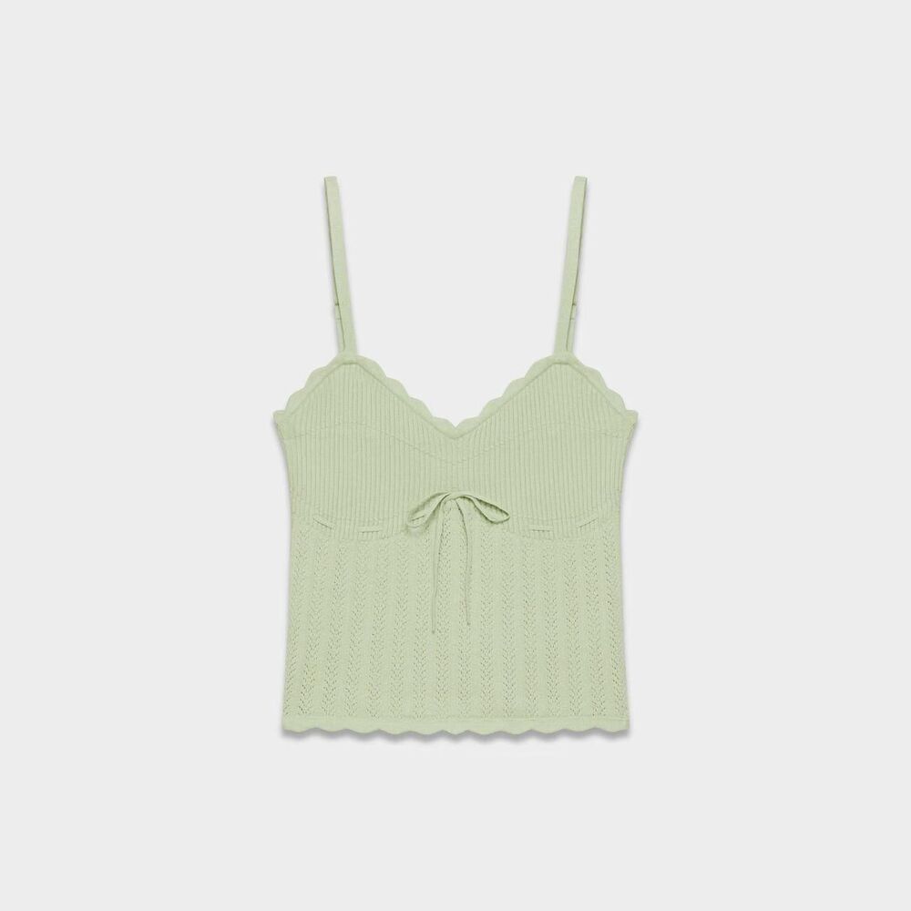 Aritzia Women's Green Blouse - Picture 3 of 3
